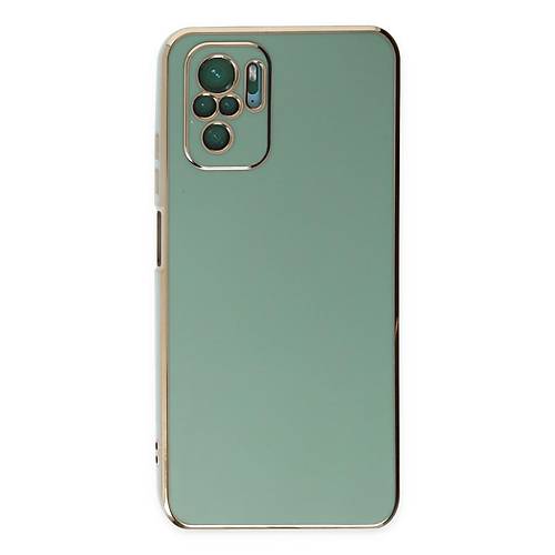 Redmi Note 10 K�l�f Volet Silikon - A��k Ye�il