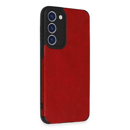 Galaxy S23 Plus K�l�f Loop Deri Silikon - K�rm�z�