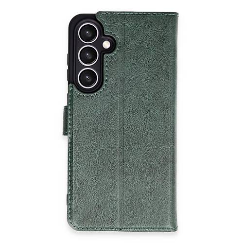 Galaxy S24 FE K�l�f Trend S Plus Kapakl� K�l�f - Ye�il