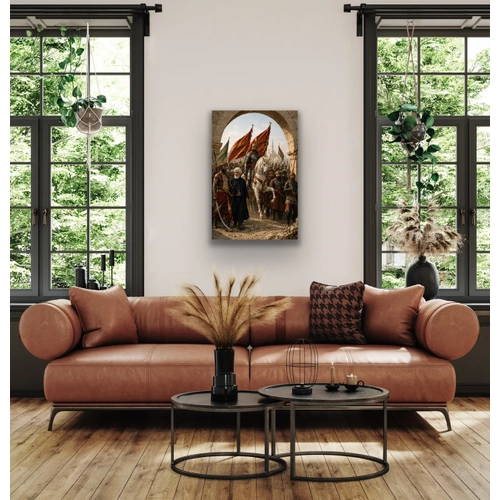 Fatih Sultan Mehmet �stanbul'un Fethi Kanvas Tablo 40X60 CM
