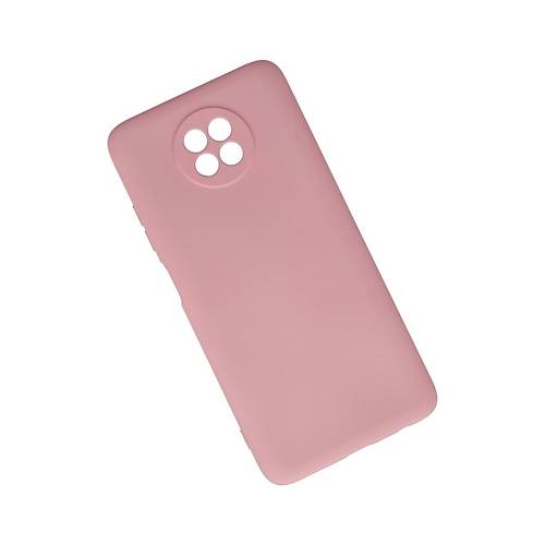 Redmi Note 9 5G K�l�f Nano i�i Kadife Silikon - Pembe