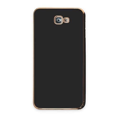 Galaxy J7 Prime K�l�f Volet Silikon - Siyah