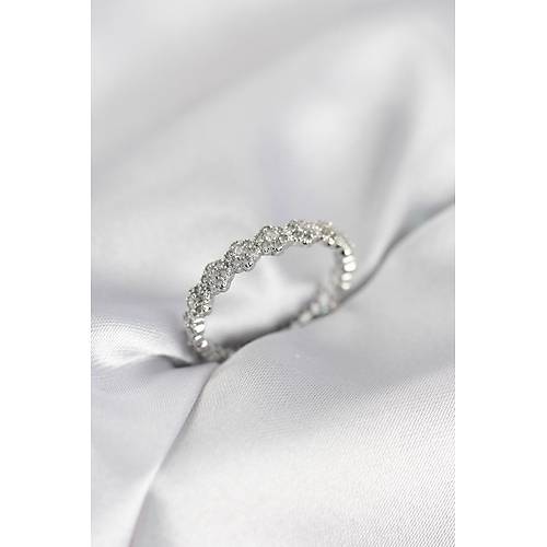 S�ral� �i�ek Model G�m�� Renk Zirkon Ta�l� Kad�n Y�z�k