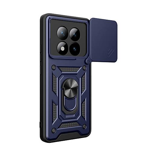 Redmi Note 15 Pro 4G Pars Lens Y�z�kl� Silikon - Lacivert