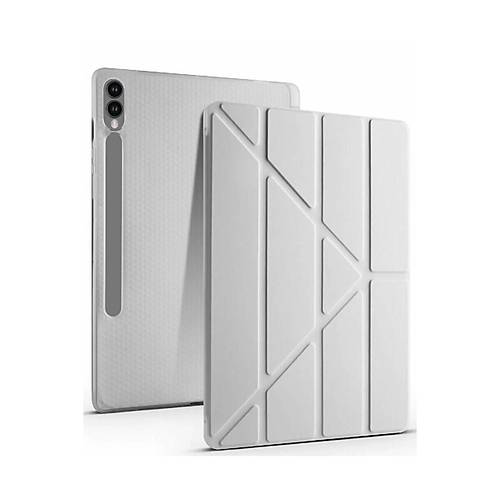 Galaxy X510 Tab S9 FE 11 K�l�f Kalemlikli Mars Tablet K�l�f� - Gri