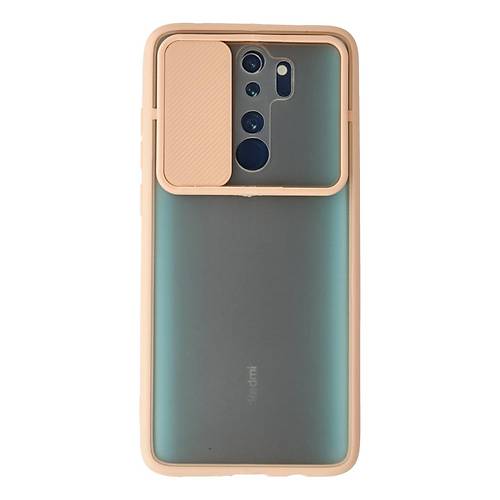 Redmi Note 8 Pro K�l�f Palm Buzlu Kamera S�rg�l� Silikon - Pembe