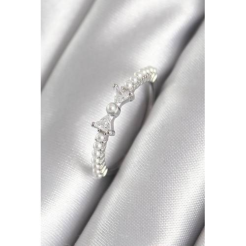 Pirin� G�m�� Renk Zirkon Ta�l� Kurdele Model �nci Detay Kad�n Y�z�k