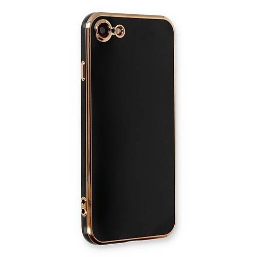 iPhone 7 K�l�f Volet Silikon - Siyah
