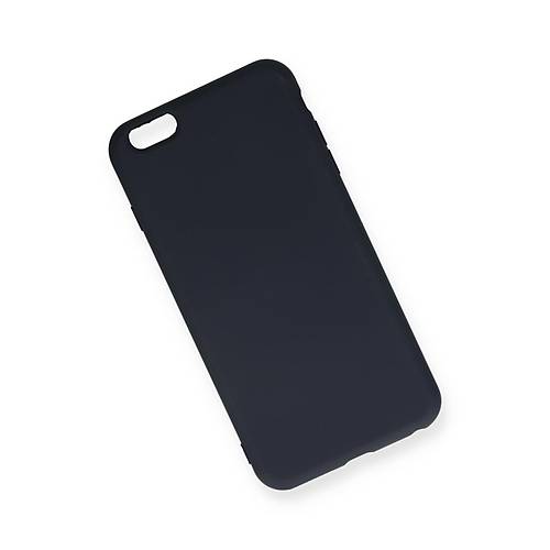 iPhone 6 Plus K�l�f Nano i�i Kadife Silikon - Lacivert