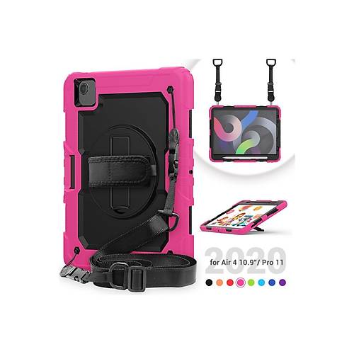 iPad Pro 11 (2020) K�l�f Pars Tablet Kapak - Pembe