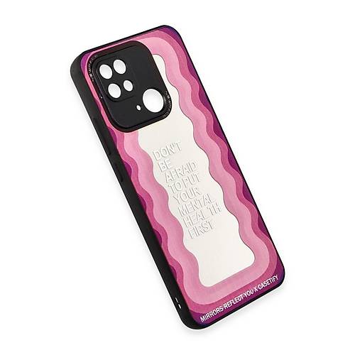 Redmi 10C K�l�f Mirror Desenli Kapak - Mirror - 11