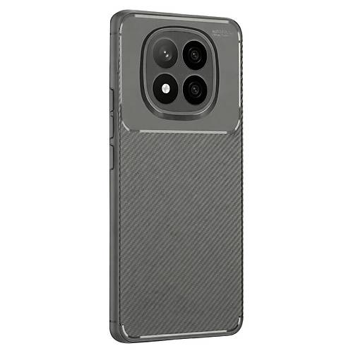 Redmi Note 14 Pro Plus K�l�f Auto Focus Karbon Kapak - Gri