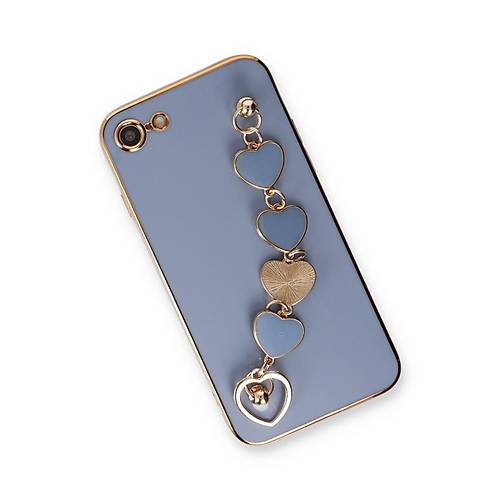 iPhone 7 K�l�f Esila Silikon - Gri