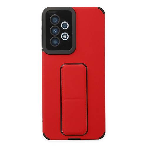 Galaxy A33 5G K�l�f Mega Standl� Silikon - K�rm�z�