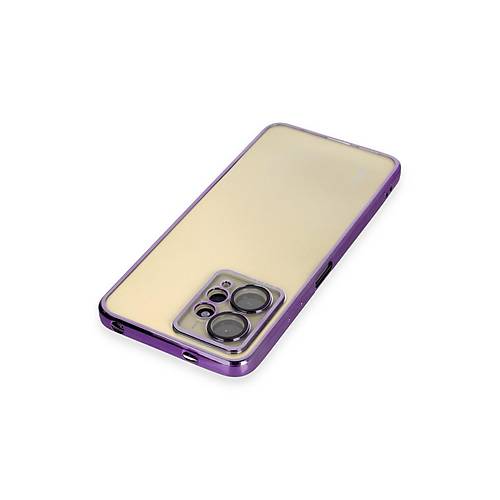 Redmi Note 12 4G K�l�f Razer Lensli Silikon - Mor