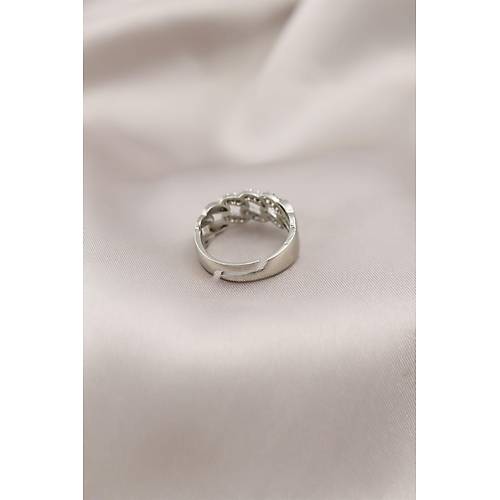 G�m�� Renk Metal Zincir Model Ta�l� Kad�n Y�z�k