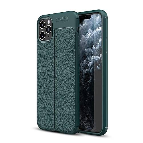 iPhone 11 Pro K�l�f Auto Focus Kapak - Ye�il