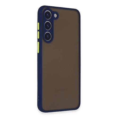 Galaxy S23 K�l�f Montreal Silikon Kapak - Lacivert