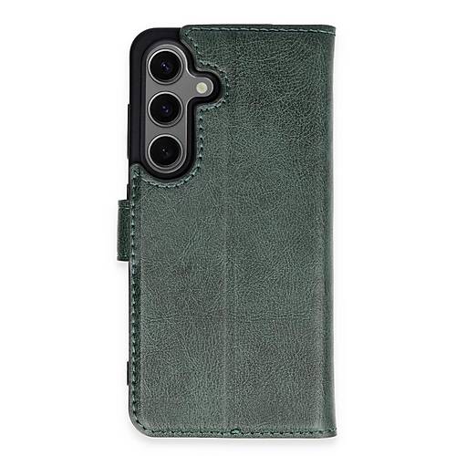 Galaxy S24 K�l�f Trend S Plus Kapakl� K�l�f - Ye�il