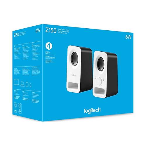 LOGITECH Z150 2.0 MULTIMEDIA HOPARL�R BEYAZ 980-000815