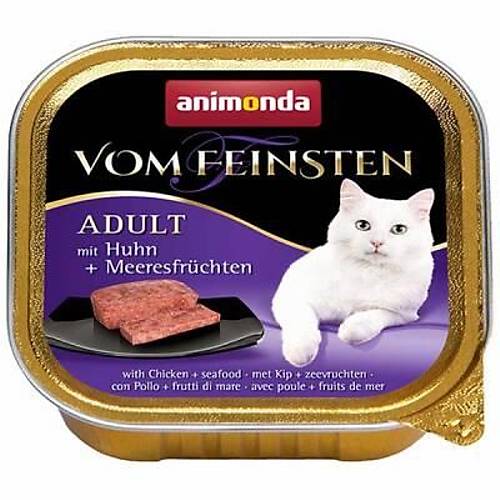 Vom Feinsten Mare Tavuklu ve Deniz Mahs�ll� Yeti�kin Kedi Konservesi 100 Gr