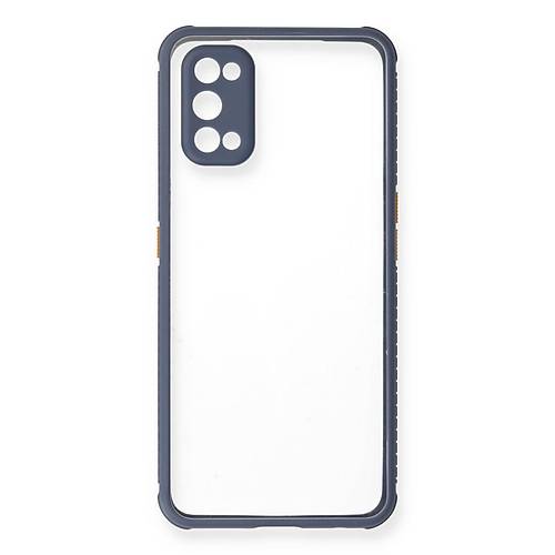 Realme 7 Pro K�l�f Miami �effaf Silikon - Gri
