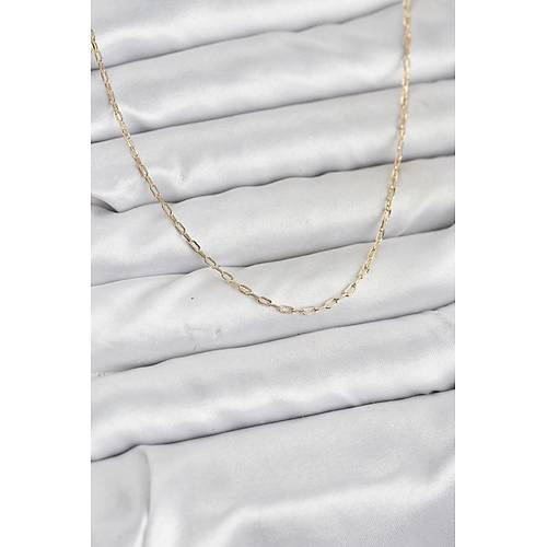 CM 14K Gold Renk Ata� Zincir Model 60 cm Kad�n Kolye