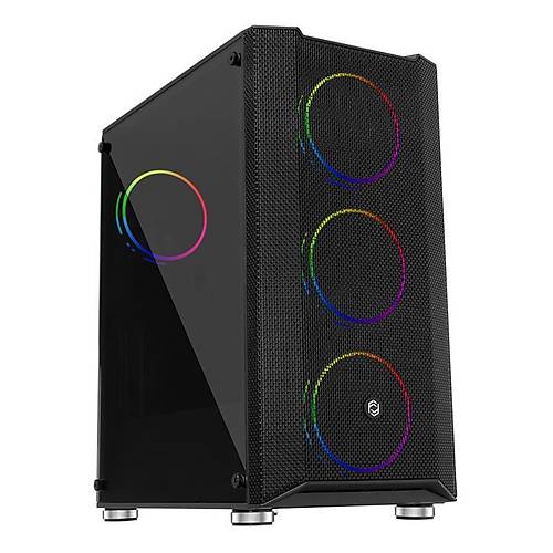 FRISBY FC-9405G 650W 80+ 4X120MM DUAL RING RGB FAN USB 3.0 M�D� TOWER S�YAH KASA