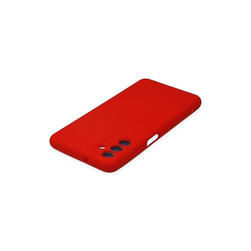 Galaxy A04S K�l�f Nano i�i Kadife Silikon - K�rm�z�