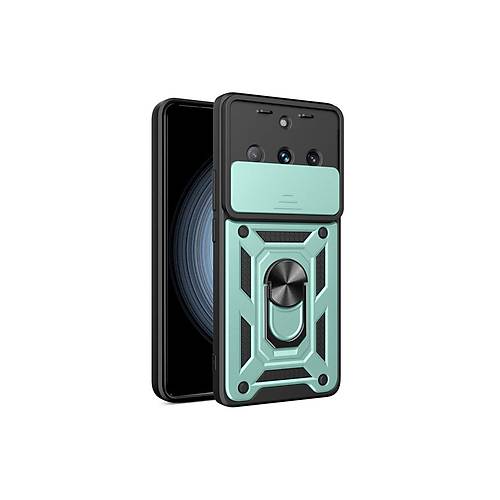 Realme 11 Pro K�l�f Pars Lens Y�z�kl� Silikon - Ye�il