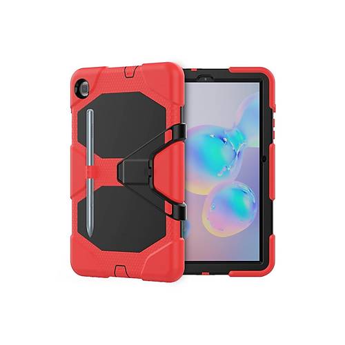 Galaxy T500 Tab A7 10.4 K�l�f Griffin Tablet Kapak - K�rm�z�