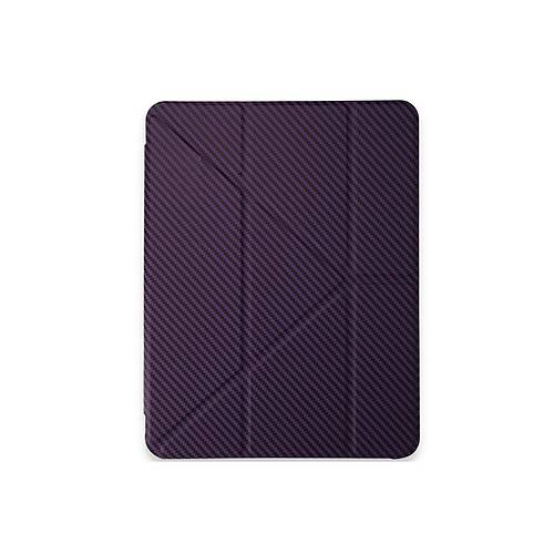 iPad Pro 11 (2024) K�l�f Color Karbon Tablet K�l�f� - Derin Mor