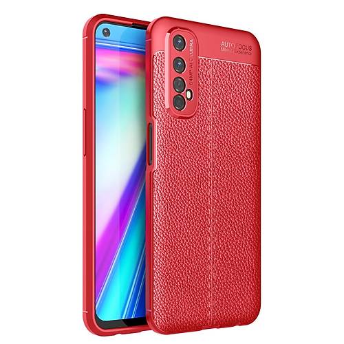 Realme 7 K�l�f Auto Focus Kapak - K�rm�z�