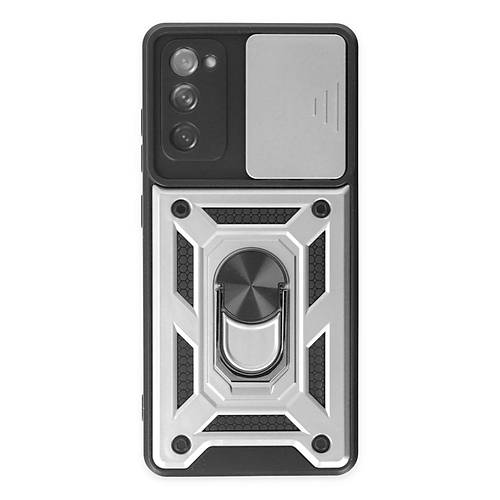 Galaxy S20 FE K�l�f Pars Lens Y�z�kl� Silikon - G�m��