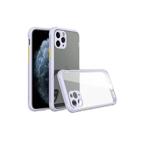 iPhone 11 Pro Max K�l�f Miami �effaf Silikon - Lila