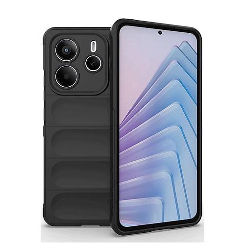 Redmi Note 14 4G K�l�f Optimum Silikon - Siyah