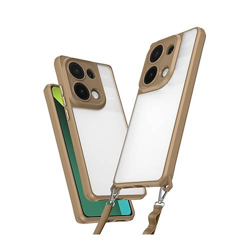 Redmi Note 13 Pro 5G K�l�f Penta Silikon K�l�f - ��l Titanyum