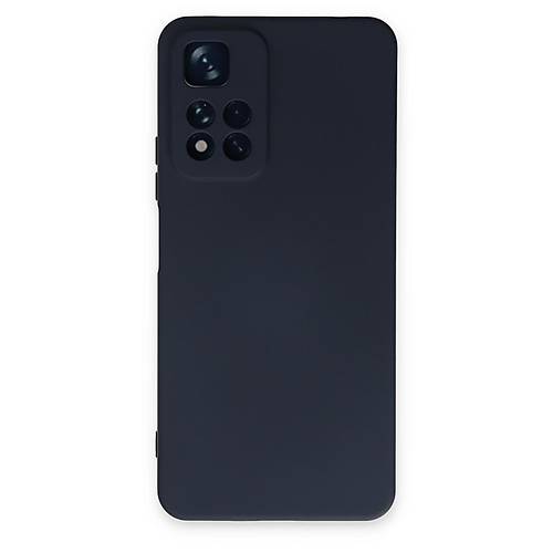 Redmi Note 11 Pro Plus 5G K�l�f Nano i�i Kadife Silikon - Lacivert