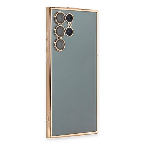 Galaxy S22 Ultra K�l�f Razer Lensli Silikon - Gold