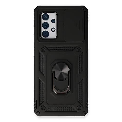 Galaxy A53 5G K�l�f Pars Lens Y�z�kl� Silikon - Siyah