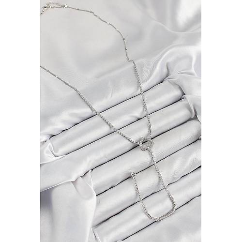 Pirin� Zirkon Ta�l� Kalp Model G�m�� Renk  Y Kolye