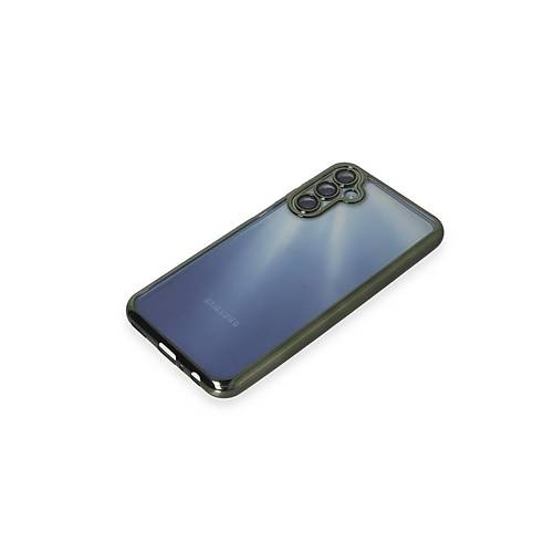 Galaxy A15 4G K�l�f Razer Lensli Silikon - Ye�il