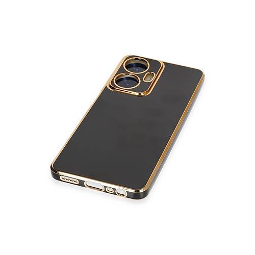 Realme C55 K�l�f Volet Silikon - Siyah