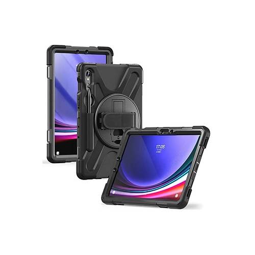 Galaxy X510 Tab S9 FE 11 K�l�f Amazing Tablet Kapak - Siyah