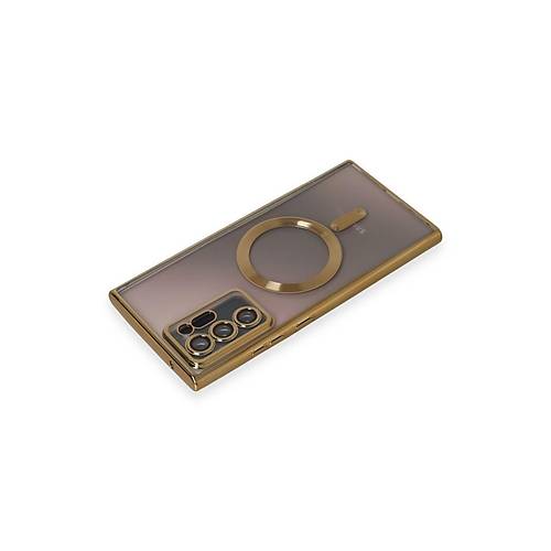 Galaxy Note 20 Ultra K�l�f Kross Magneticsafe Kapak - Gold