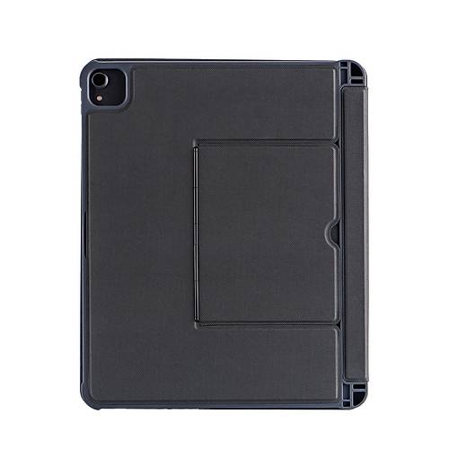 T5509D iPad Pro 12.9 (2022) K�l�f Palermo Ledli Klavyeli Standl� Tablet K�l�f� - Siyah