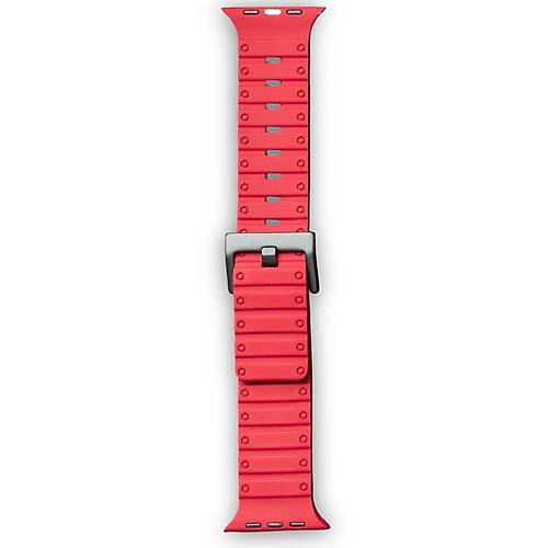 Watch 42mm Magnus M�knat�sl� Silikon Kordon - K�rm�z�