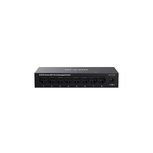 IP-COM G2208D 8 PORT GIGABIT CLOUD Y�NET�LEB�L�R METAL KASA SWITCH