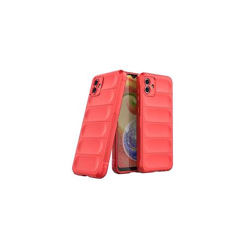 Galaxy A06 K�l�f Optimum Silikon - K�rm�z�
