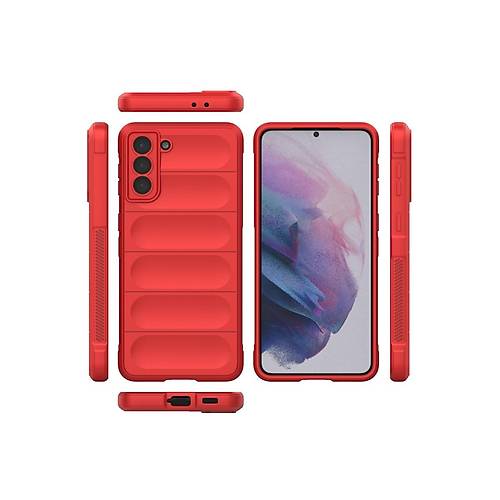 Galaxy S22 Plus K�l�f Optimum Silikon - K�rm�z�
